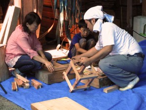 夏祭り・親子木工教室02